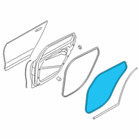 OEM 2020 Kia K900 W/STRIP Assembly-Rr Dr S Diagram - 83130J6000