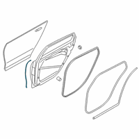 OEM 2020 Kia K900 W/STRIP-Rr Dr PARTIN Diagram - 83155J6000
