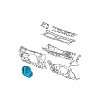 OEM 2008 Pontiac Torrent Dash Panels Diagram - 25815381