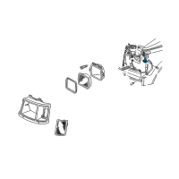 OEM GMC G2500 Socket Asm Diagram - 8912750