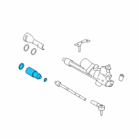 OEM Ford Escape Boot Diagram - 6M6Z-3332-A