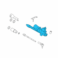 OEM Ford Escape Gear Assembly Diagram - 6M6Z-3504-AA