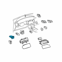 OEM Toyota Trunk Lid Switch Diagram - 84840-51010-B2