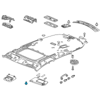 OEM Honda Insight Holder As*NH882L* Diagram - 88217-TK8-A01ZQ