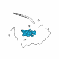 OEM 2019 Dodge Journey Motor-LIFTGATE WIPER Diagram - 5178201AC