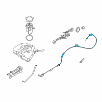 OEM 2012 Nissan Altima Cable Assy-Gas Filler Opener Diagram - 78822-JB100