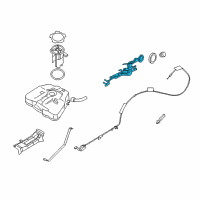 OEM 2009 Nissan Altima Tube Assy-Filler Diagram - 17221-JB11A