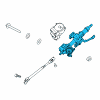 OEM 2020 Hyundai Palisade Column & Housing Assembly Diagram - 56390-S1000