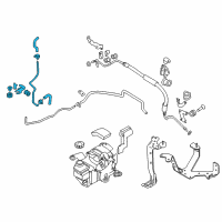 OEM 2015 Nissan Quest Hose & Tube Assy-Power Steering Diagram - 49721-1JA5A