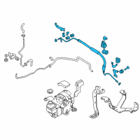 OEM 2015 Nissan Quest Hose & Tube Assembly-Pressure, Power Steering Diagram - 49720-4AY0A