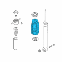 OEM 2020 Kia Forte Rear Springs Diagram - 55330M7FA0