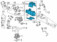 OEM 2022 Chevrolet Silverado 2500 HD Cooler Diagram - 12688224