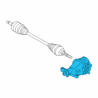 OEM 2009 Lexus GS350 Carrier Assembly, Differential Diagram - 41110-30A63