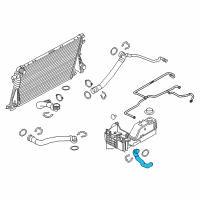 OEM Ford F-350 Super Duty Overflow Hose Diagram - FC3Z-8075-A