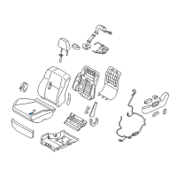 OEM 2008 Infiniti M45 Pad-Front Seat Cushion Diagram - 87361-EH04A