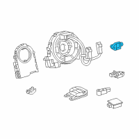 OEM 2019 Toyota Tacoma Side Sensor Diagram - 89831-04040