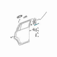 OEM 2008 Chrysler Aspen None-Outside Handle To Latch Diagram - 55362144AC