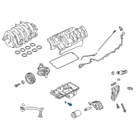 OEM Ford Explorer Drain Plug Diagram - KX6Z-6730-B