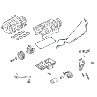 OEM 2021 Ford Mustang Oil Tube Diagram - JR3Z-6754-A