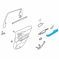 OEM 2022 Acura RDX Armrest Passenger Side (Alluring Ecru) Diagram - 83702-TJB-A01ZA