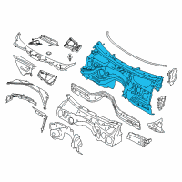OEM 2018 BMW M240i Splash Wall Diagram - 41-00-7-284-109