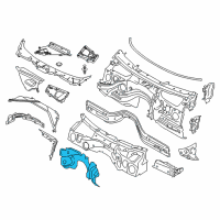 OEM 2016 BMW 228i Sound Insulating.Dash Panel Engine Room Ce. Diagram - 51-48-7-394-289