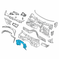 OEM 2018 BMW M240i Sound Insulating.Dash Panel Engine Room Ce. Diagram - 51-48-7-394-289