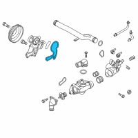 OEM Hyundai Palisade Gasket-Water Pump, LH Diagram - 21355-3C530