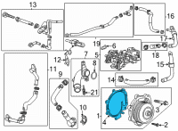 OEM GMC Gasket Diagram - 55490545