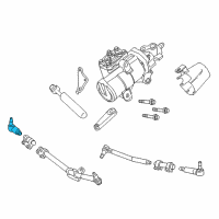 OEM 2008 Ford F-350 Super Duty Outer Tie Rod Diagram - AC3Z-3A131-A