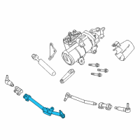 OEM 2010 Ford F-350 Super Duty Drag Link Diagram - AC3Z-3304-A