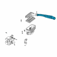 OEM Honda Tube, Air Flow Diagram - 17228-PAA-A00