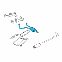 OEM Dodge B3500 Catalytic Converter Diagram - 5019087AC