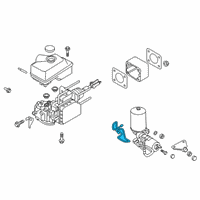 OEM Nissan Titan Tube Assembly-Brake Diagram - 46252-1PA0A