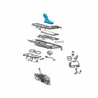 OEM 2015 Cadillac ELR Shift Knob Diagram - 22983462