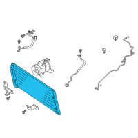 OEM 2020 Toyota 86 Condenser Diagram - SU003-02116