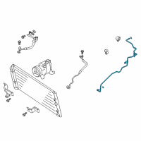 OEM 2020 Toyota 86 Evaporator Tube Diagram - SU003-A0009