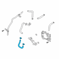 OEM Kia Cadenza Hose Assembly-Radiator, Lower Diagram - 25410F6500