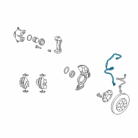 OEM 2006 Kia Amanti Wheel Sensor Assembly-Abs Diagram - 598103F000