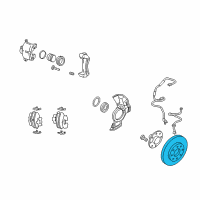 OEM 2006 Kia Amanti Disc-Front Brake Diagram - 517123F000