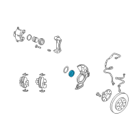 OEM 2008 Hyundai Azera Front Wheel Bearing Diagram - 51720-3A200