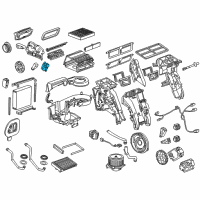 OEM 2015 Chevrolet Volt Actuator Diagram - 13332583