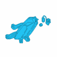 OEM Hyundai Lamp Assembly-Day Running Light, RH Diagram - 92208-G3101