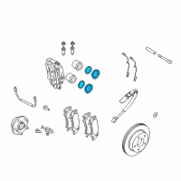 OEM 2006 Dodge Ram 1500 Seal-Disc Brake Diagram - 5143400AA