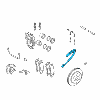 OEM 2005 Dodge Ram 1500 Line-Brake Diagram - 5290564AB