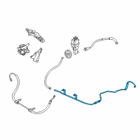 OEM Chrysler Sebring Cooler-Power Steering Diagram - 4879238AG