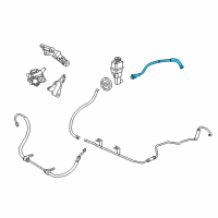 OEM 2002 Chrysler Sebring Line-Power Steering Reservoir Diagram - 4764419AB