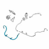 OEM 2005 Chrysler Sebring Line-Power Steering Pressure Diagram - 4764446AE