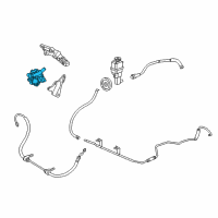 OEM Dodge Stratus Power Steering Pump Diagram - 4764421AB