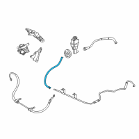 OEM 2004 Chrysler Sebring Line-Power Steering Reservoir Diagram - 4879218AF